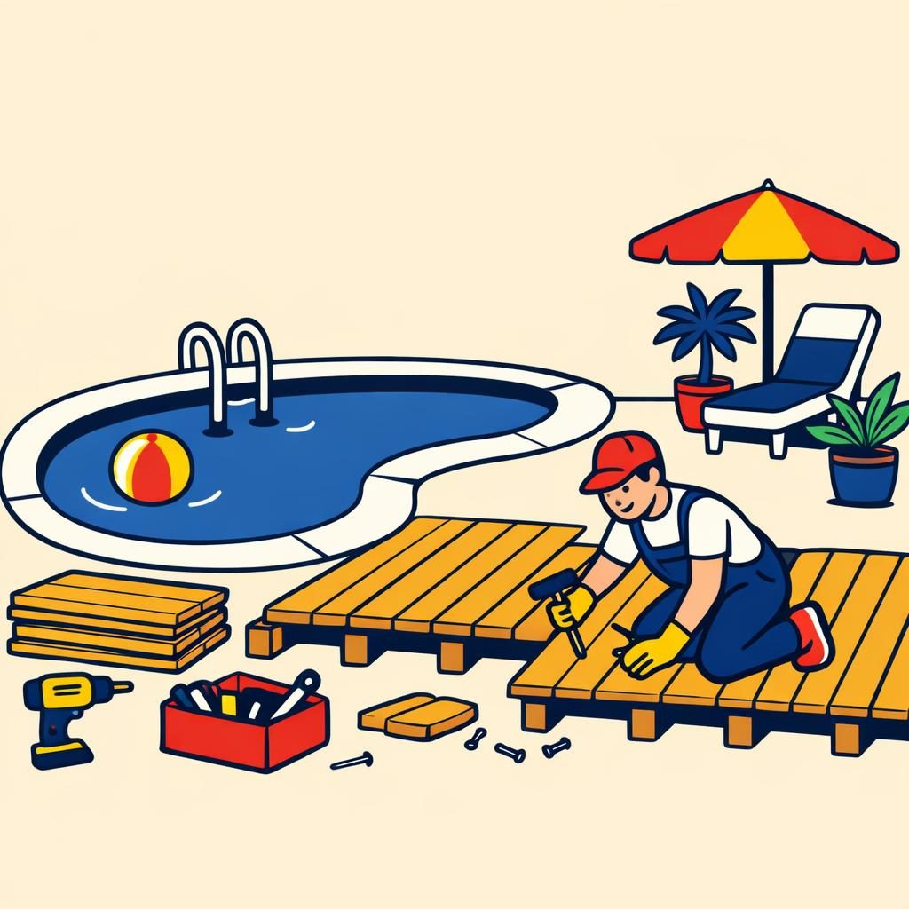 Pool Deck Installation